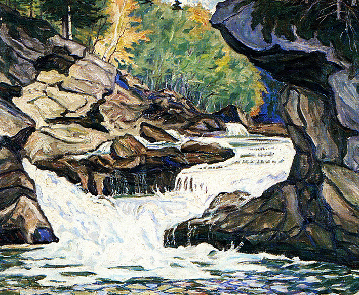 «Водоспад». 1936. Полотно, олія